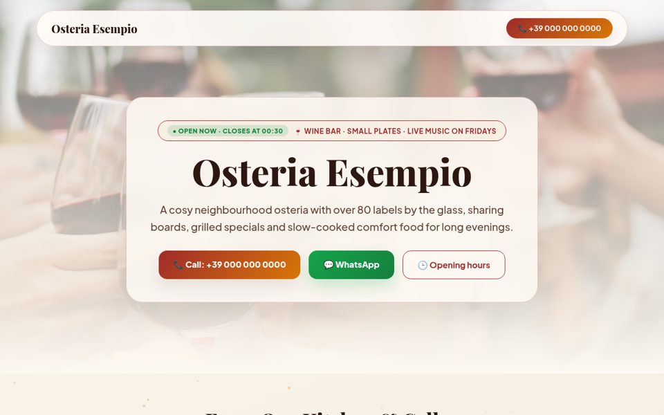 Wine Bar / Osteria preview